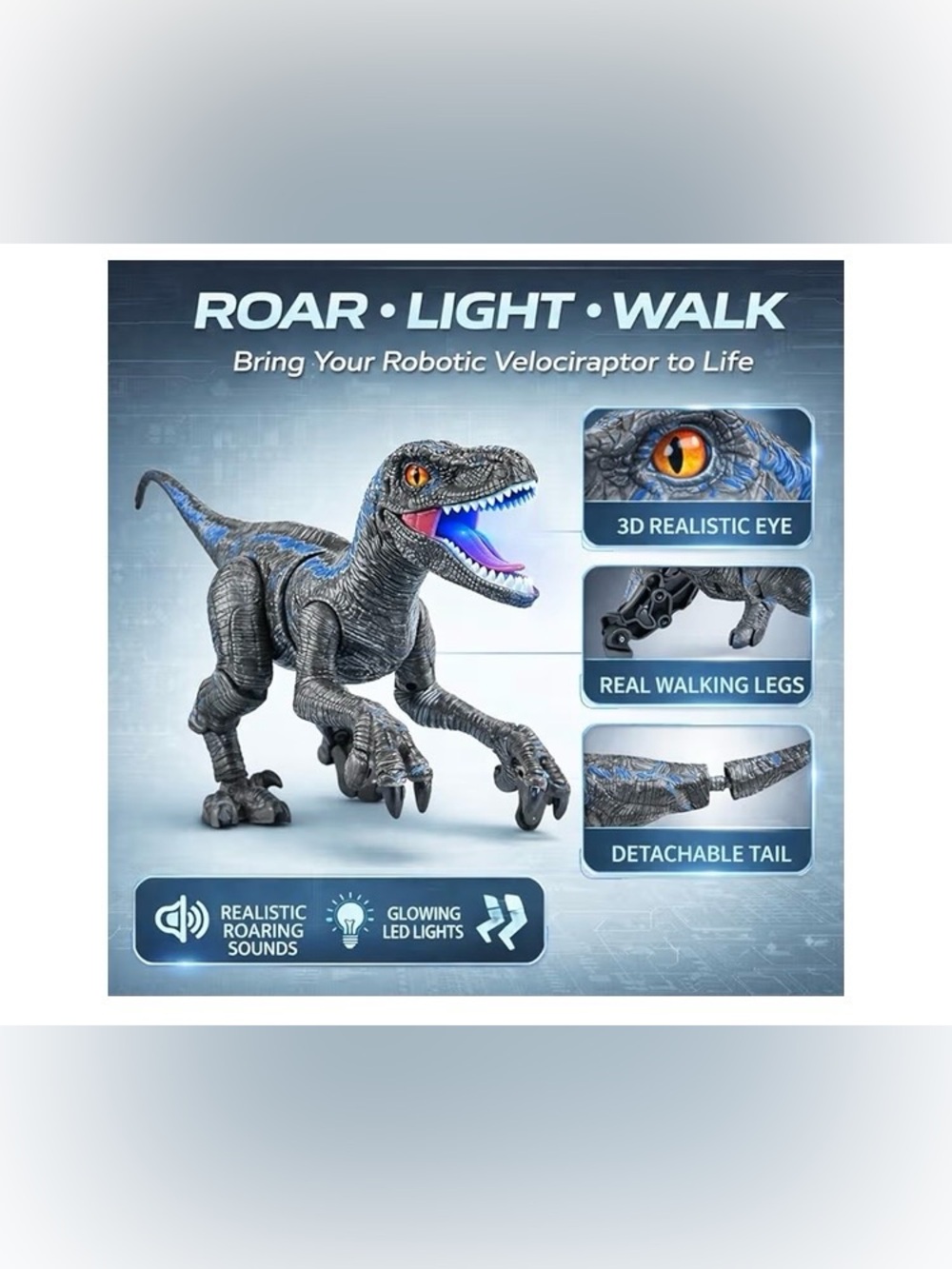 Remote Control Dinosaur
Leader Velociraptor , NEW